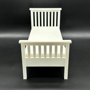 Doll House Bed - Doll Furniture - Pick your Colors - 1:6 Scale