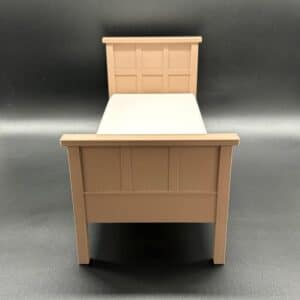 Doll House Bed - Doll Furniture - Pick your Colors - 1:6 Scale