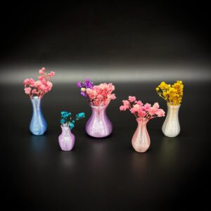 Doll House Vases - Doll Furniture - Pick your Colors - 1:6 Scale