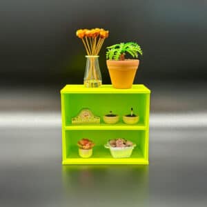 Doll House Shelves - Doll Furniture - Pick your Colors - 1:6 Scale