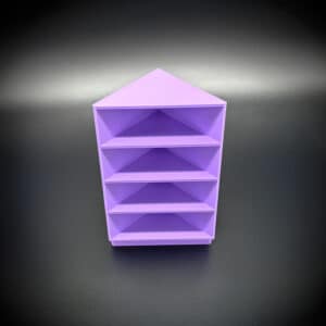 Doll House Corner Shelves - Doll Furniture - Pick your Colors - 1:6 Scale