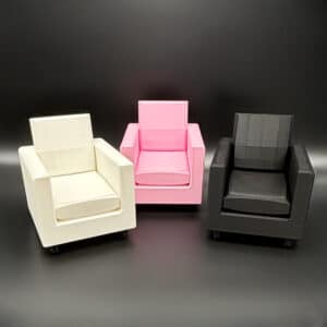 Doll House Chair - Doll Furniture - Pick your Colors - 1:6 Scale