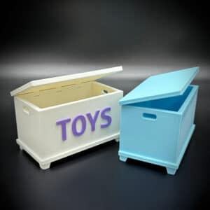 Doll House Toy Box - Doll Furniture - Pick your Colors - 1:6 Scale
